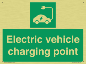 Electric vehicle charging point